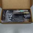 Seltomer Sponge Holder for Kitchen Sink Sponge Holder Over Faucet - Stainless Steel Sink Caddy Organizer with Quick Stone Drying Mat (Black) (Large)