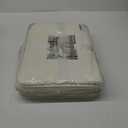 Sophia & William Bed Quilt Bedspread Coverlet - Reversible, Lightweight - Queen Size, Ivory