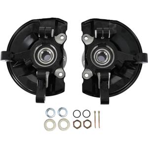 Set of 2 Front Steering Knuckle & Wheel Hub Bearing Assembly