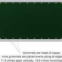 Sunnyglade 6 feet x 50 feet Privacy Screen Fence Heavy Duty Fencing Mesh Shade Net Cover for Wall Garden Yard Backyard (Green, 6 ft X 50 ft)