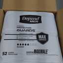 Depend Guards Incontinence Pads for Men, Maximum Absorbency, 104 Count