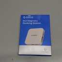 ORICO 10Gbps Magnetic M.2 Docking Station, 8-in-1 USB C HUB & M.2 2230 NVMe Enclosure with HDMI 4K@60Hz,SD/TF Solt, AUX, 100W PD, Magnetic USB C Dock for iPhone/MacBook/iPad (orange)