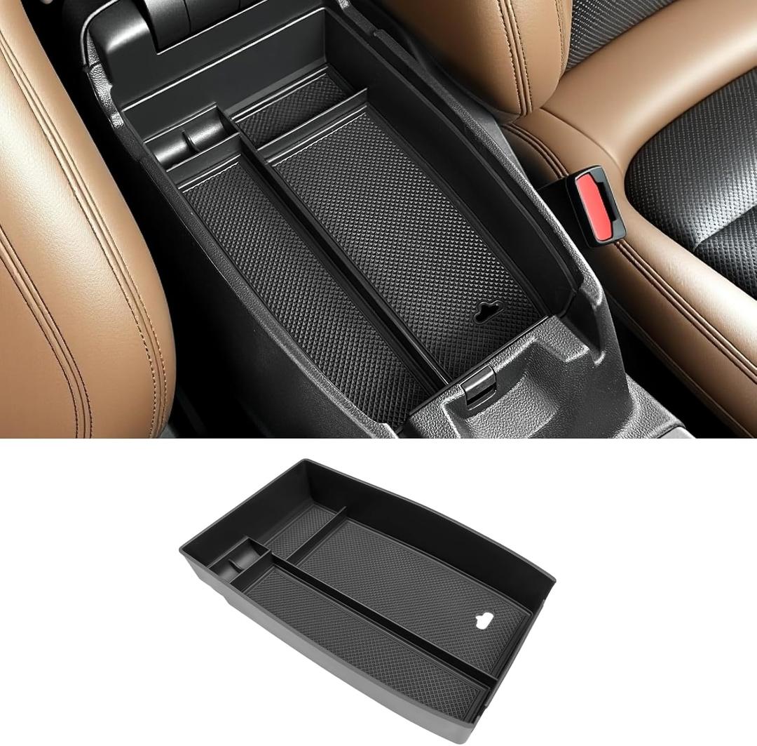 Center Console Organizer Compatible with 2021-2025 Ford Bronco Sport/2020-2025 Ford Escape Armrest Storage Tray Arm Rest Organizer for Bronco Sport/Escape Accessories(Armrest Storage Tray)