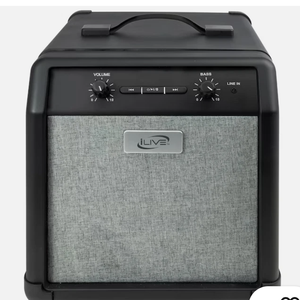 iLive Pro Wireless Speaker System Black 6 Cans Insulated Personal Cooler