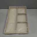 GORESE PU Leather Valet Tray, Stackable Jewelry Trays for Dresser, Drawer Nightstand Organizer Bedside Trays for Men Women, Entryway Desk Catchall Tray for Trinket, Key, Purse, Watch, Cologne, Beige