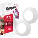 Energizer LED Puck Lights, 2 Pack, Battery Operated, Push Light, Wireless Lights, 50 Lumens, Tap Light, Stick On Lights, White, Perfect for Under Cabinet, Closets, Pantry, and More, 46009