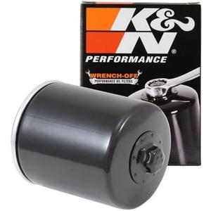 K&N Motorcycle Oil Filter: High Performance, Premium, Designed to be used with Synthetic or Conventional Oils, Wrench Off Nut: Fits Select Harley Davidson Motorcycles, KN-171B