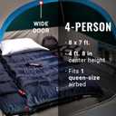 Coleman Skydome Tent with 5 Minute Setup, 4-Person Weatherproof Tent with Rainfly & Carry Bag, 20% More Headroom Than Traditional Canopies, PFAS-Free
