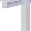 Architectural Mailboxes Whitley Plastic Mailbox Post, Compatibility Code A, B, C, WP000WAM, White
