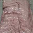 TASTHROW Large Flannel Fleece Throw Blanket, 5070 Inch - Cozy Lightweight Thick Blanket - All Seasons Suitable for Women, Men and Kids (Pink)