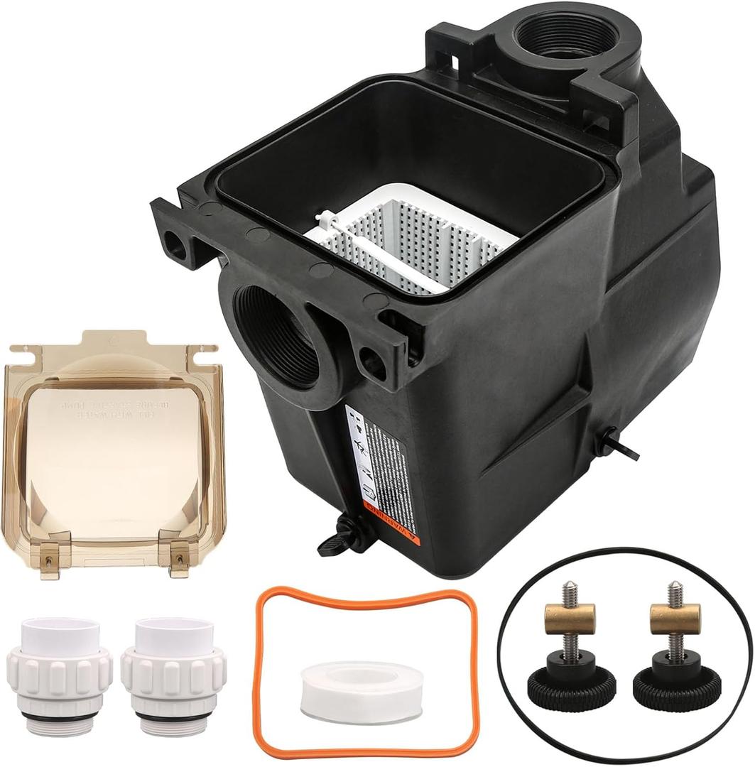 SPX1620AA Pool Pump Strainer Housing and Pump Seal Kit Compatible with Hayward Super Pump SP1600X and SP2600X Series Models 2-Inch by 2-Inch