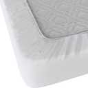 Wakefit 100% Organic Cotton Twin Sheets Set||400TC 4Pc Breathable Bed Set, Dorm Room Essentials with 15 Inch Deep Pocket Fitted Sheet - White