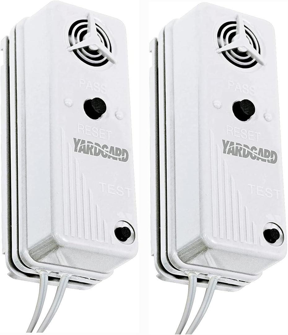 YardGard 2-Pack UL 2017 Compliant Wireless Pool Door Safety Alarm, Water-Resistant, ETL Certified, Easy Installation, Suitable for Pool Gates and Sliding Doors, 120dB Siren YardGard 2-Pack UL 2017 Compliant Wireless Pool Door Safety Alarm, Water-Resistant, ETL Certified, Easy Installation, Suitable for Pool Gates and Sliding Doors, 120dB Siren