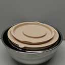 Mixing Bowls with Airtight Lids Set, 26PCS Stainless Steel Khaki Bowls with Grater Attachments, NonSlip Bottoms & Kitchen Gadgets Set, Size 7, 4, 2.5, 2.0,1.5, 1QT, Great for Mixing & Serving