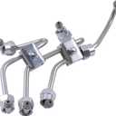 Fuel Injection Pipe Set 16851-53720 16851-53710 16861-53733 Compatible with Kubota D722 D782 Engine, Tractor B7400HSD, B7410D, G1800, GR2120, GR2100