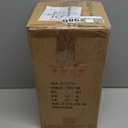 Emliviar Post Lights Outdoor Fixture, 1-Light Lamp Post Lantern, Black Finish, Seeded Glass, 2083P BK