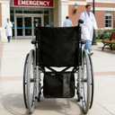 Wheelchair Under Basket for Catheter Bag Covers Infusion Bag Foley Catheter Bag Urine Drainage Bag Holder Urinary Drainage Bag Holder Catheter Urinary Bag Nephrostomy Drainag Bag(Black)
