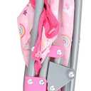 Dream Collection, Doll Stroller - Metal Fold Up and Down Umbrella Stroller for Realistic Pretend Play, Pink - 23”, 11.43x11.43x60.43 in