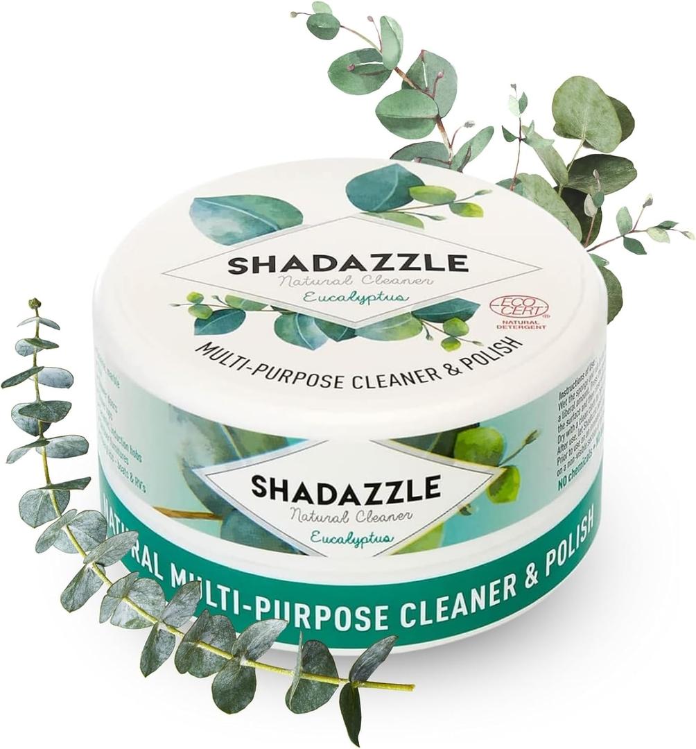 Shadazzle Natural All Purpose Cleaner and Polish  Eco friendly Multi-purpose Cleaning Product (1 Pack, Eucalyptus)