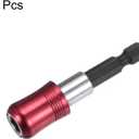 HARFINGTON 6pcs Magnetic Extension Chuck Adapter 2.5" 1/4 Inch Hex Shank Quick Release Bar Socket Screwdriver Bit Holder for Screwdriver Bits Nuts Drills Socket Driver Adapter
