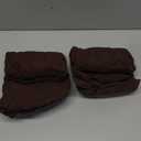 hyha Waterproof Couch Cushion Covers, Wear Resistant Couch Cover, Anti Slip Sofa Slipcovers Washable, Soft Thick Jacquard Furniture Protector for Pets Dog (2 Packs, Chocolate)