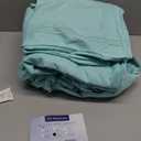 Mellanni Queen Sheets Set - 4 PC Iconic Collection Bedding - Hotel Luxury, Extra Soft, Cooling Bed Sheets - Wrinkle, Fade, Stain Resistant (Queen, Aqua)