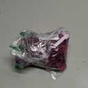 Yikko Velvet Chair Seat Cusion Covers for 14.96-18.89 Inch Office Computer Chair Covers, with Straps Washable Slipcovers Protector, Home, Dining Room Bar Wedding Party Decor (Dark Purple, 2)