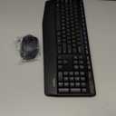 Logitech MK345 Wireless Keyboard and Mouse Combo with Palm Rest, 2.4 GHz USB Receiver, Compatible with PC, Laptop, Black