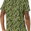 Amazon Essentials Mens Slim-Fit Short-Sleeve Two-Pocket Utility Shirt (L)