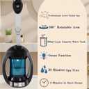 Facial Steamer-Nano Ionic Face Steamer for Facial Deep Cleaning, Vaporizador Steamer for Esthetician, Professional Facial Steamer for Home Facial Spa. (Black)