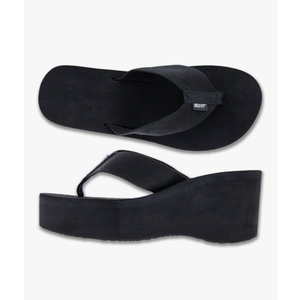 Scott Hawaii Women's Wahine Narrow Width Non-Marking Platform Wedge Slipper with Durable Nylon Straps 38
