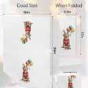 Christmas Golden Retriever Kitchen Towels Decorative, Gifts for Golden Retriever Lovers Hand Tea Towels for Bathroom, Christmas Dog Lover Gifts Dish Towel Drying Cloth, 16x24 Inch Set of 2 (Color 04)