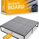 Meliusly Heavy Duty 10mm Bunkie Board King Size (76x80'') Patent Pending Low Profile Bed Board Design - Breathable, Noise Minimizing, Moisture Resistant Bunkieboards, Low Profile Bed Support