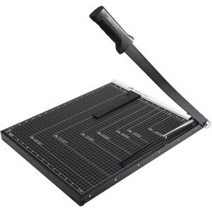 ISDIR Guillotine Paper Cutter 18" with Integrated Pressure Bar  Heavy Duty Metal Base, 12-Sheet Capacity, Magnetic Guide & Safety Guard  Precision Trimmer for Cardstock, Crafts, DIY, Photos & Office
