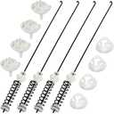 W10780048 Washing Machine Suspension Rods Kit（23.6in） - Compatible with Kenmore Whirlpool Am-ana Washer - Replace W10748952 AP5971398 4185114 W10257087 W10257088 W1034919 4 Pack