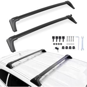 Lockable Roof Rack Cross Bars Fit for 2020-2026 Toyota Highlander L & LE & Hybrid LE & Hybrid LE Nightshade (Model Without Factory Side Rails)
