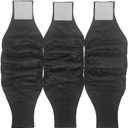 Washable Male Dog Diapers (3pack) of Durable Doggie Diapers (Black, S, 3, Count)