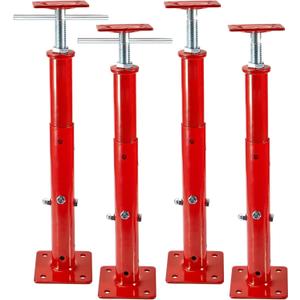 4 Pack House Floor Jacks, 21"-43" Height Range, 11023 LBS Max Load