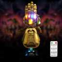 DABRORICESTAR RC LED Light Kit for Lego Infinity Gauntlet Building Blocks Model, Compatible with Lego 76191 Infinity Gauntlet, USB Connected Lighting Set, Easy Installation, Gift Idea for Girls, Boys