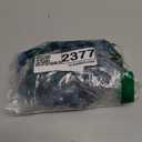 Dog Winter Coat, Warm Fleece Dog Cold Weather Coats, Plaid Turtleneck Dog Pajamas, Pullover Dog Jumpsuit, Turtleneck Dog Winter Clothes for Small Medium Dogs, Dog Onesie Anti Hair Shedding (Blue, Small )