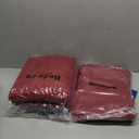 Bedsure Full Comforter Set Dark Red - Bed in a Bag Full Size Bedding Set 7 Pieces, GentleSoft Pintuck Bed Set Gift for Family, Pinch Pleat All Season Comforter with Sheets, Pillowcases & Shams