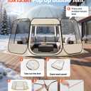 VEVOR Pop up Bubble Tent, 15 x 13.8 ft Waterproof & UV-Resistant, Clear Camping Tent Shelter, Outdoor Garden Dome Igloo Tents with Windows, 540Panoramic View, for 12-15 Persons Patio Backyard