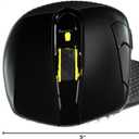Corsair Dark CORE RGB PRO Wireless/Wired FPS MOBA Gaming Mouse 18,000 DPI, Fast Response Time, 8 Programmable Side Buttons, Dynamic Multi-Color Backlighting Black