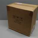 22" Black Ceramic Farmhouse Table Lamp with Ginger Jar Design - for Living Room,Dining Room,Bedroom,Office,Nightstand,End Table