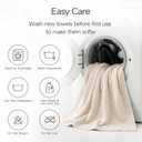REDKISS Towels 2 Pack Luxury Extra Large Bath Towels Set 30 x 58 Inches 100% Cotton, Ultra Soft Highly Absorbent & Quick Dry Towels for Bathroom, Gym, Hotel, Spa, Sand Beige