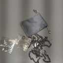 UKON Crossbody Phone Chain Lanyard - Fashion Anti-Theft Phone Strap with 2xTPU Tether Tab for Women Shopping Traveling Party（LightSilver）