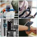 Stroller Phone Holder for Magsafe iPhone 17 16 15 14 13 12 Steering Wheel Phone Mount for Peloton, GYM, Treadmill, Wrist, Shopping Carts, Bikes, Bar Magnetic Mount Adapter Accessories for All Phones