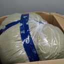 Blazing Needles Solid Microsuede Papasan Chair Cushion, 52" x 6" x 52", Sage Green