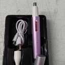 2025 Rechargeable Nose and Ear Hair Trimmer for Women Men  Painless Facial and Eyebrow Hair Remover, Dual-Edge Blades, IPX7 Waterproof, Compact and Portable Electric Clipper (Purple)