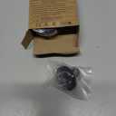 4 Pack Norwegian Rosemaling Folk Style Green Flower Cabinet Knobs Round Drawer Pulls Black Dresser Knob Cupboard Door Handles Hardware for Kitchen Bathroom Cabinets